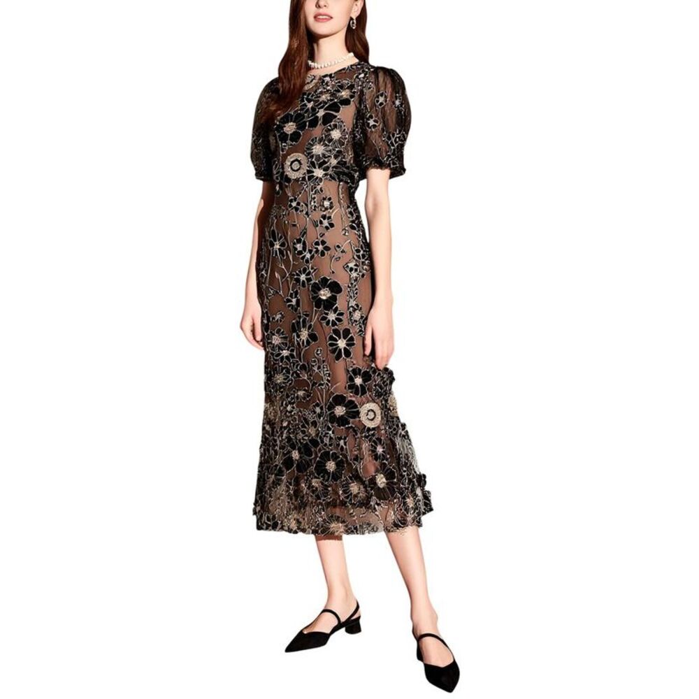 Elaine Womens Midi Dress